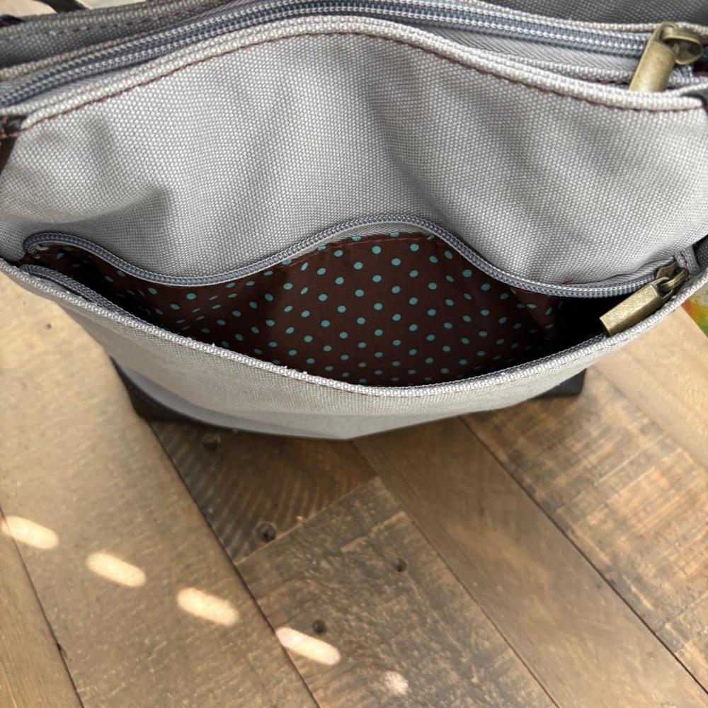 Chala Horse Design Crossbody Bag Derby Gray purse - Picture 10 of 16